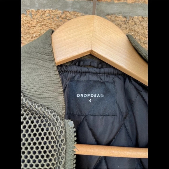 Drop Dead Blasphemy 2.0 green mesh bomber jacket in size XS. - Picture 4 of 12